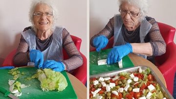 Dundee care home Residents enjoy taste of the Mediterranean during Greek cooking class